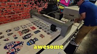 Calca 24x36 DTF DIGITAL Flatbed cutter UVDTF Game changer for cutting transfers!