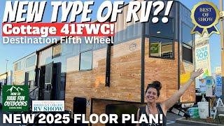 NEW Type of RV! 2025 Forest River Cottage 41FWC Fifth Wheel Trailer