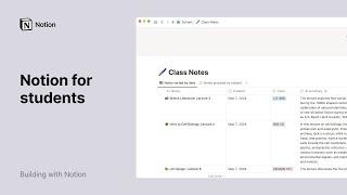 Notion for students