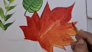 Acrylic Paintinting Color Merging Techniques in  Online Art Classes | Kavi Art Studio