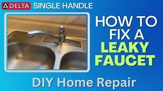 Rebuild Delta Single Handle Faucet - Free Parts! - Repair Leaking Single Handle Faucets