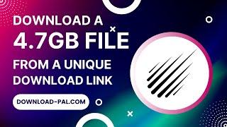 How to download big file with Unique Download Link