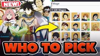 FREE SSR MAGE! WHO TO REROLL FOR AND HOW TO GET THE BEST SUMMON! | Black Clover Mobile