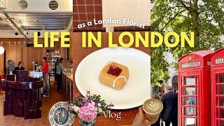 London aesthetic cafes️ Cute sunday market, Bookshop tour Autumn vibe at Holland park