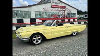 1965 Ford Thunderbird, yellow convertible      SOLD     DGC1735