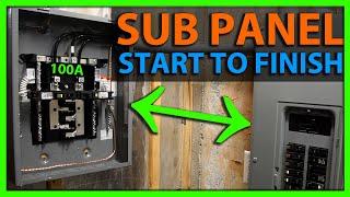 How To Install a Sub Panel Start to Finish!