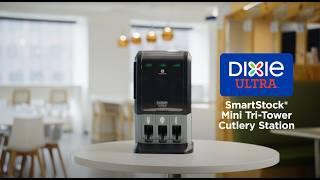 Dixie Ultra® SmartStock® MINI TRI-TOWER Cutlery Dispenser