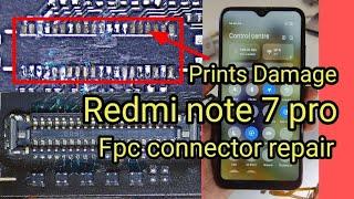 Redmi note 7 pro no display solution || Fpc connector repair