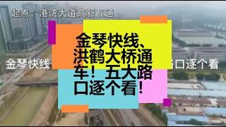 2020年12月15日 金琴快线、洪鹤大桥通车！五大路口逐个看