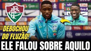 CUSPIU NO PRATO QUE COMEU! LUIZ HENRIQUE DA RESPOSTA INDECENTE AO FALAR DO FLUMINENSE! FLU NEWS