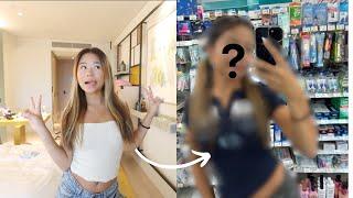 My sisters transform me into a Korean IT girl | vlog, makeup, shopping