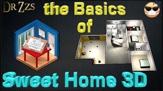 How to Draw a Floorplan and get a 3D picture with SweetHome3D