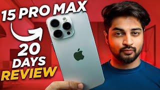 iPhone 15 Pro Max MY HONEST Review After 20 Days |  Not For Everyone | Mohit Balani