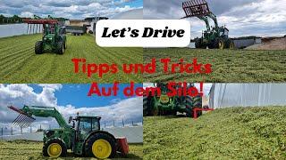 Meine Tipps zum Siloschieben! GPS Ernte 2024 | Köhl Harvest | Let's Drive | Silowalzen #farming