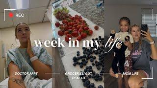 *realistic* week in my life| feeling overwhelmed, mom life, gym, gut issues, grocery shopping& more!