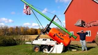 Pumpkin Cannon at Luther Farm