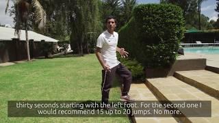 Running exercises with Marc Roig