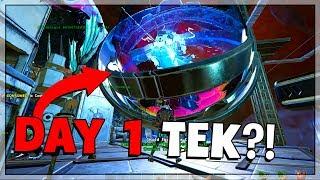 TEK IN 1 DAY?! - ARK Small Tribes PvP