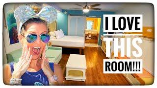 CARIBBEAN BEACH UNDER THE SEA ROOM TOUR | 5th Sleeper Standard View | Little Mermaid theme