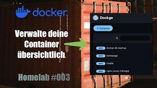 Verwalte deine Docker Container übersichtlich mit dieser UI! | Dockge | Homelab 003