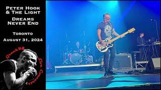 Peter Hook & The Light - "Dreams Never End" - Toronto - August 31, 2024