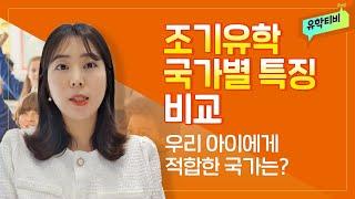 조기유학, 우리 아이는 어느 국가로 보내면 좋을까? 조기유학 국가별 특징을 비교해드려요!