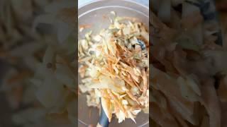 Домашний салатик с морковью и капустой #еда #рецепт #салат