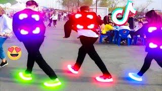 Astronomia Dance | Tuzelity Shuffle Challenge | Monster Neon Mode