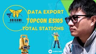 Data Export Topcon Total station