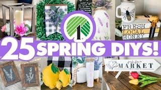 YES! 25 AMAZING Dollar Tree Decor DIYs for Spring 2024 ️  CHEAP + EASY Floral Summer Decor Crafts!