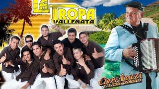 La Tropa Vallenata y Chon Arauza Cumbias Para Bailar Toda La Noche Mix 2024