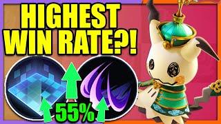 TRICK ROOM MIMIKYU is Secretly it's Highest Win Rate BUILD | Pokemon Unite