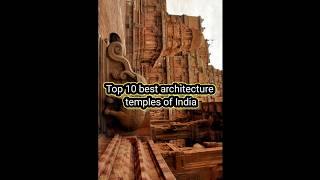 Top 10 best architecture temples of India #trending #ytshorts #shortvideo #top10videos#top10