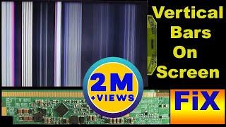 How to fix vertical bars on LED TV