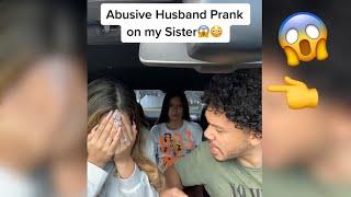 Absusive Husband Prank on my little sister  #Shorts