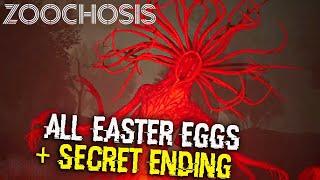 ZOOCHOSIS- ALL EASTER EGGS. SECRET ENDINGS and Story Explained. MONSTERS. ALL SECRETS