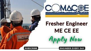 Coastal Marine Engineering & Construction | COMACOE Hiring Fresher Trainee Engineer ME CE EE Jobs