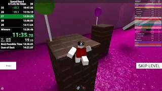 ROBLOX Speed Run 4 - 32 Levels (No Skips) in 14:38.440