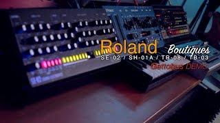 Roland Boutiques: Gattobus DEMO - SE-02 / SH-01A / TR-08 / TB-03