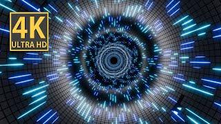 VJ LOOP NEON Dark Blue Light Purple Party Abstract Background Video 4k Metallic Motion Graphics