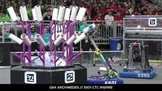 Q64 ARCHIMEDES // 5801 CTC INSPIRE // CLEAN ROBOT VIDEO