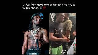 Lil Uzi gave his fans money to fix his phone