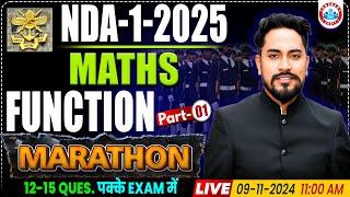 NDA 01 2025 Maths Marathon | NDA Function One Shot | Maths By Coach Sir