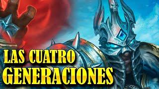 ORIGEN de las 4 GENERACIONES de CABALLEROS de la MUERTE - World of warcraft