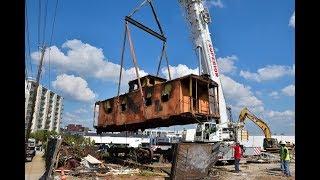 LIFTING A 50-Year-Old Caboose