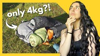 Inside an ULTRALIGHT BACKPACK for 4000km (with gear list) - sub ITA