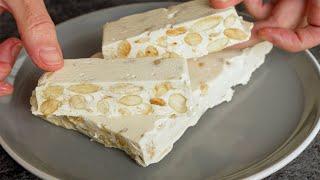 The tastiest & easiest homemade nougat! Surprise your family!