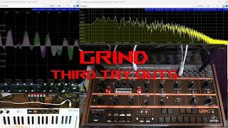 Behringer Grind Third Try Out | Patch Sheets | #synthesizer  #dawless #synthjam #patchsheets