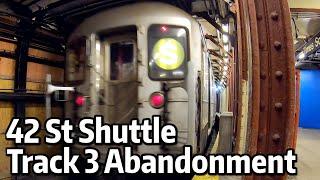 ⁴ᴷ⁶⁰ Last Run and Abandonment of Track 3 of the 42nd Street Shuttle