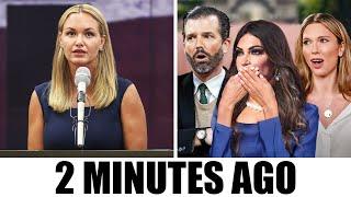 Nobody Expected Vanessa Trump To Grab Don Jr's Mic On Live TV... Just Watch His Reaction!